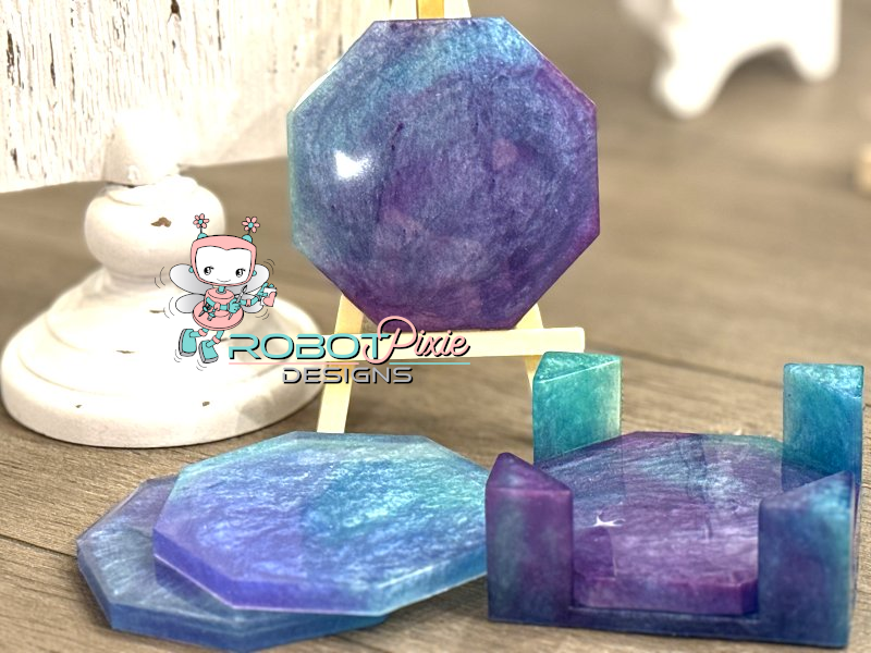 Northern Lights Coaster Set