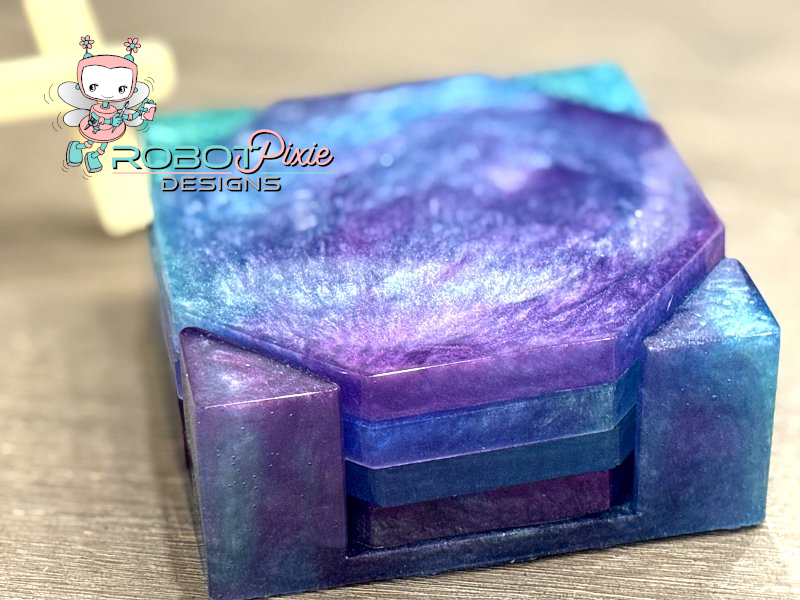 Northern Lights Coaster Set