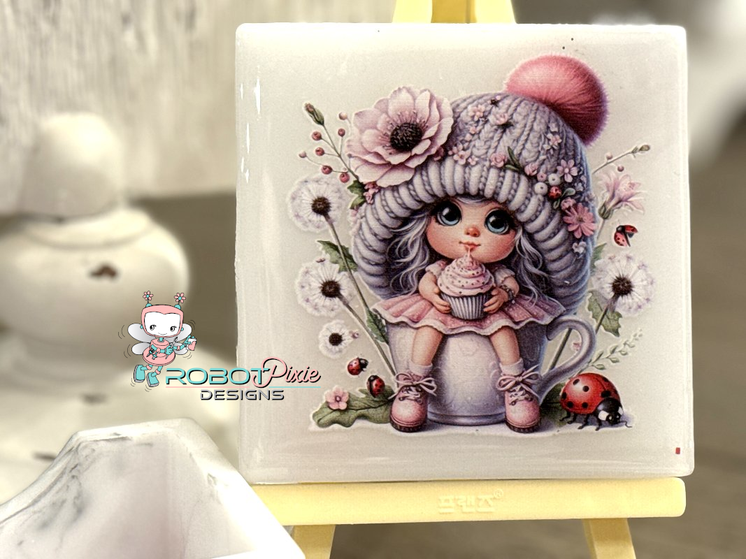 Dandelion Cupcakes Coaster Set