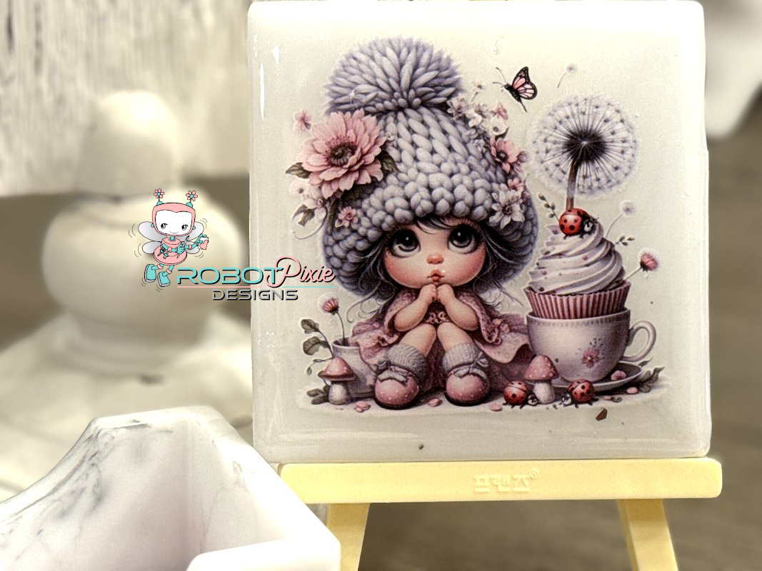 Dandelion Cupcakes Coaster Set