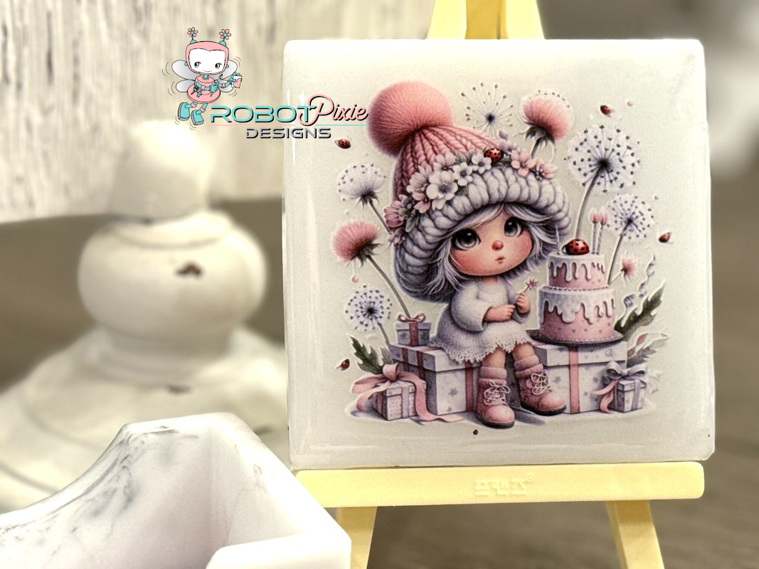 Dandelion Cupcakes Coaster Set