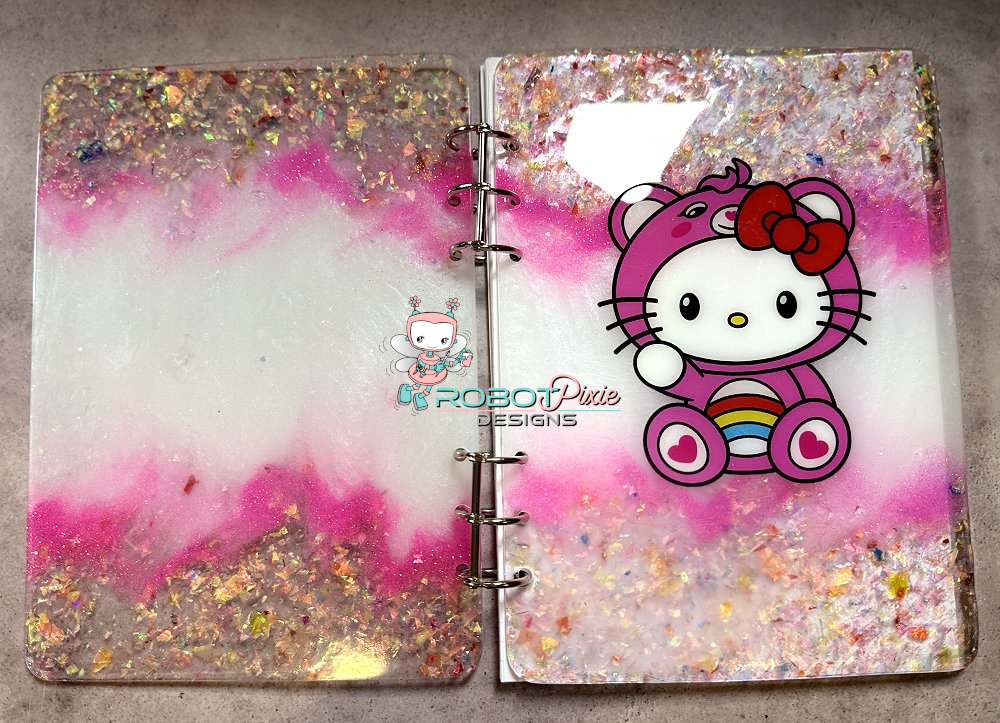 Kitty Rainbow Bear A5 Journal