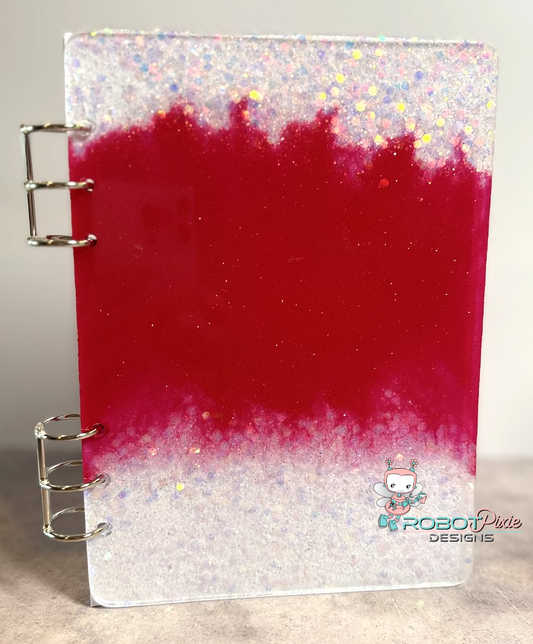 Red and White A5 Journal