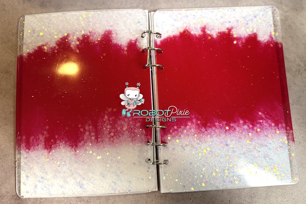 Red and White A5 Journal
