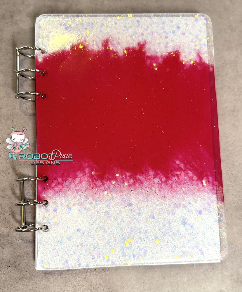 Red and White A5 Journal
