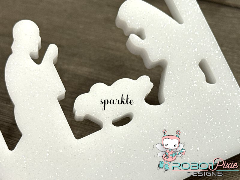 Nativity Tea Light Candle Holder