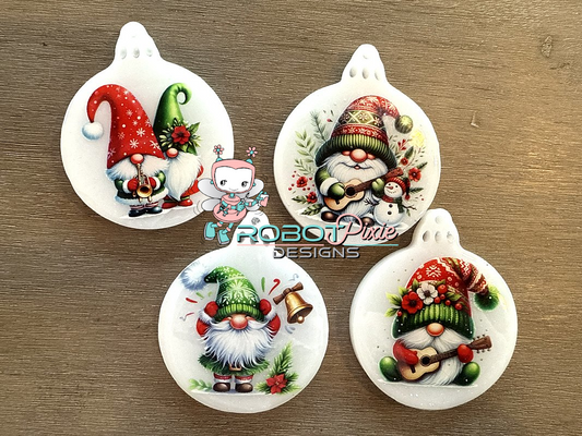 Musical Gnome Ornament Set
